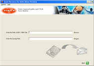 A Data Recovery Software- QR for Outlook Express screenshot